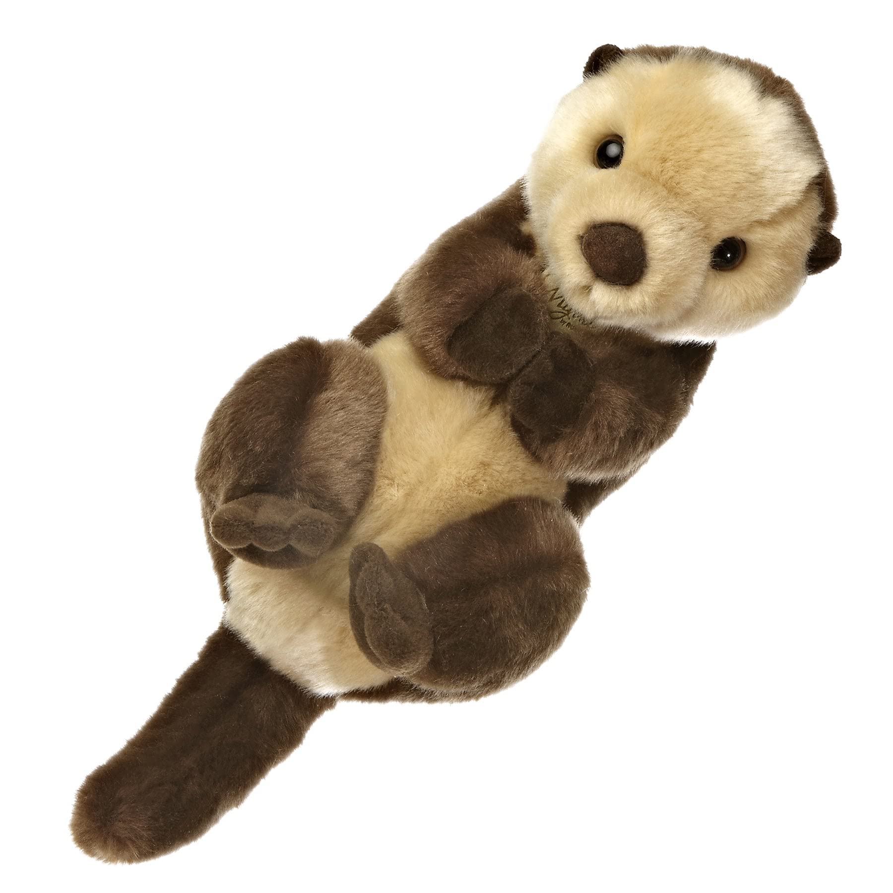 Aurora Miyoni sea otter with stitched pose, durable and kid-friendly.
