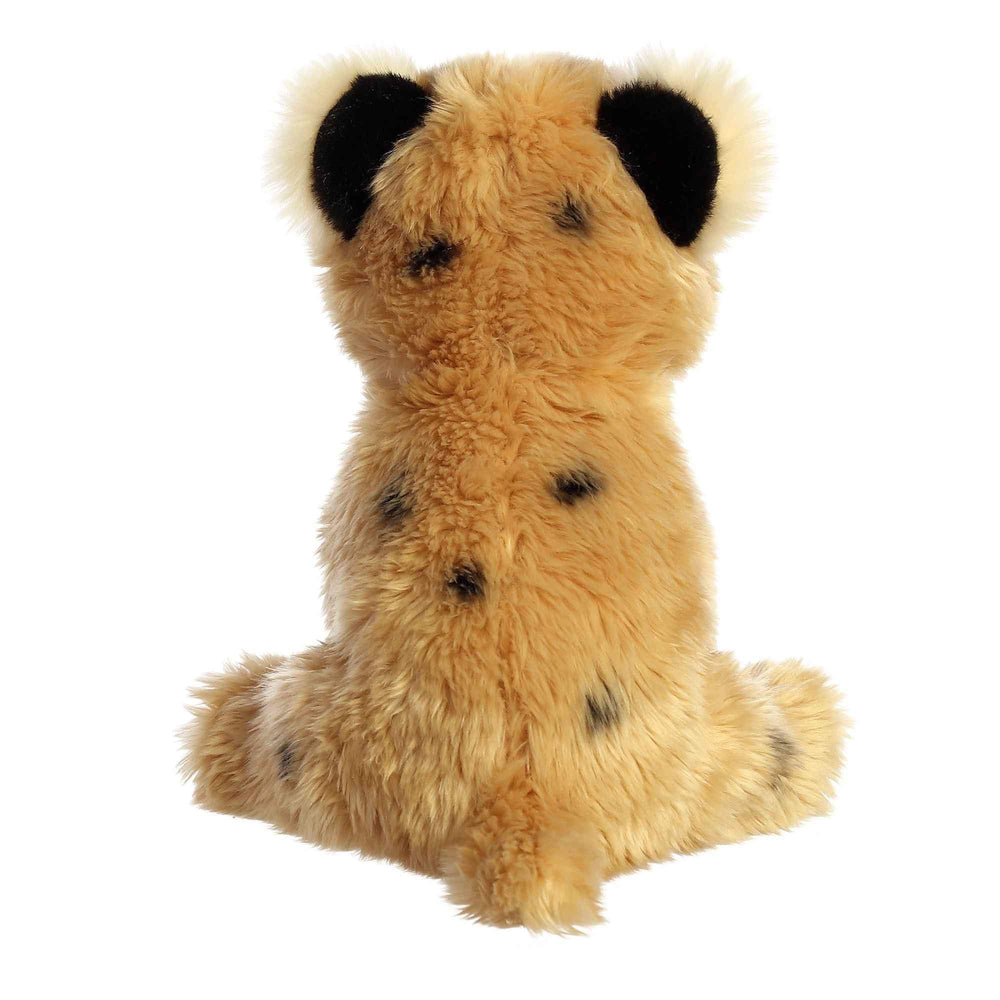 Aurora Miyoni Tots Cheetah Cub plush hand-stitched craftsmanship.