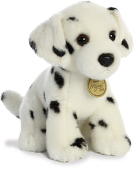 Aurora Miyoni Tots Dalmatian Pup posing for a cuddly companion and decorative shelf display.