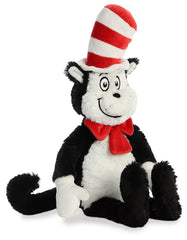 Aurora Multicolor Cat in the Hat plush emphasizes detailed design and gift-ready appeal
