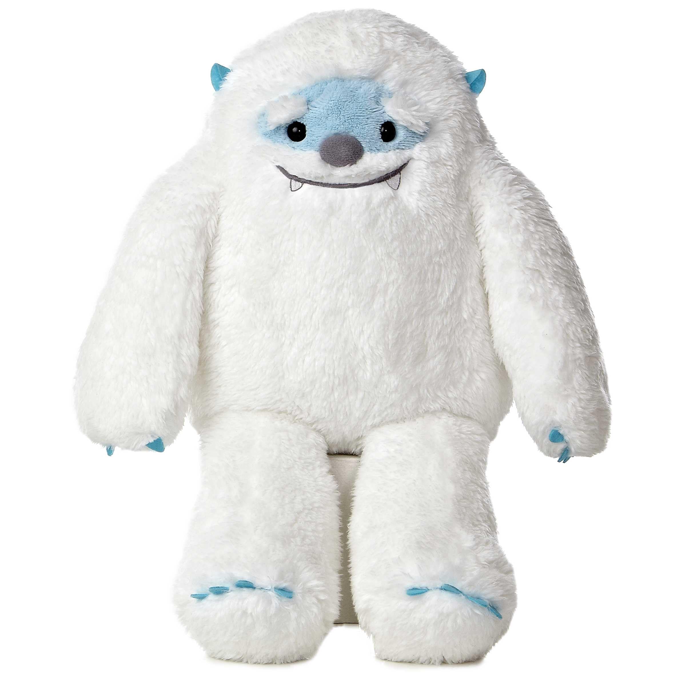 Aurora Yulli Yeti stuffed animal with lock-washer safety eyes