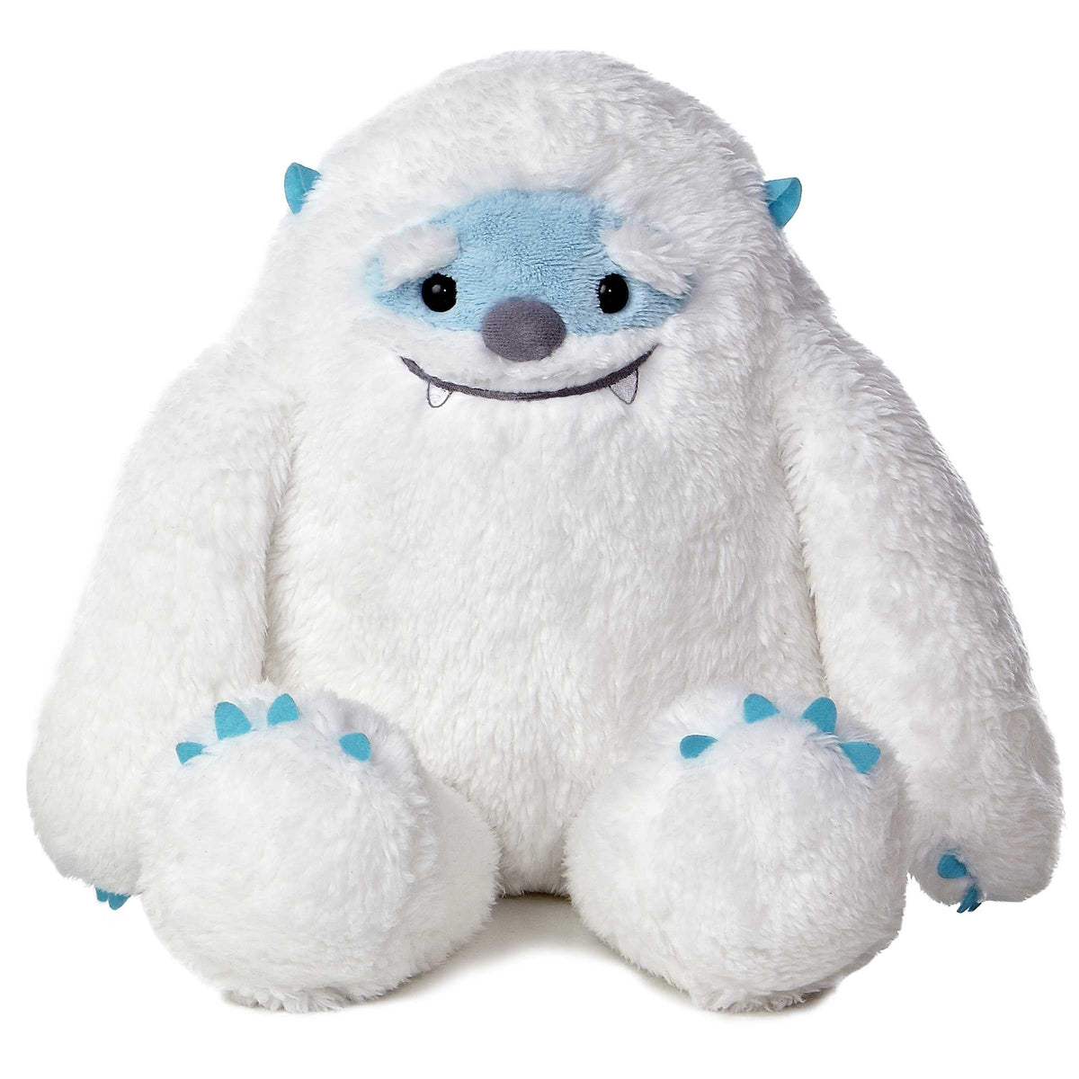 Aurora Yulli Yeti plush with a soft white face for cozy cuddling