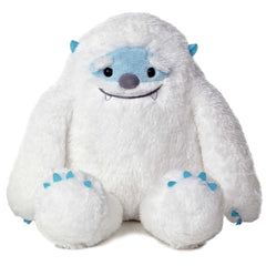 Aurora Yulli Yeti plush with a soft white face for cozy cuddling
