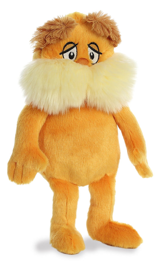Aurora Lorax plush officially licensed by Dr Seuss for cuddly fun.