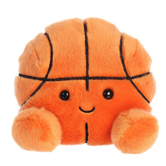 Aurora Palm Pals Hoops Basketball plush, 4-inch size, ideal for play or display.