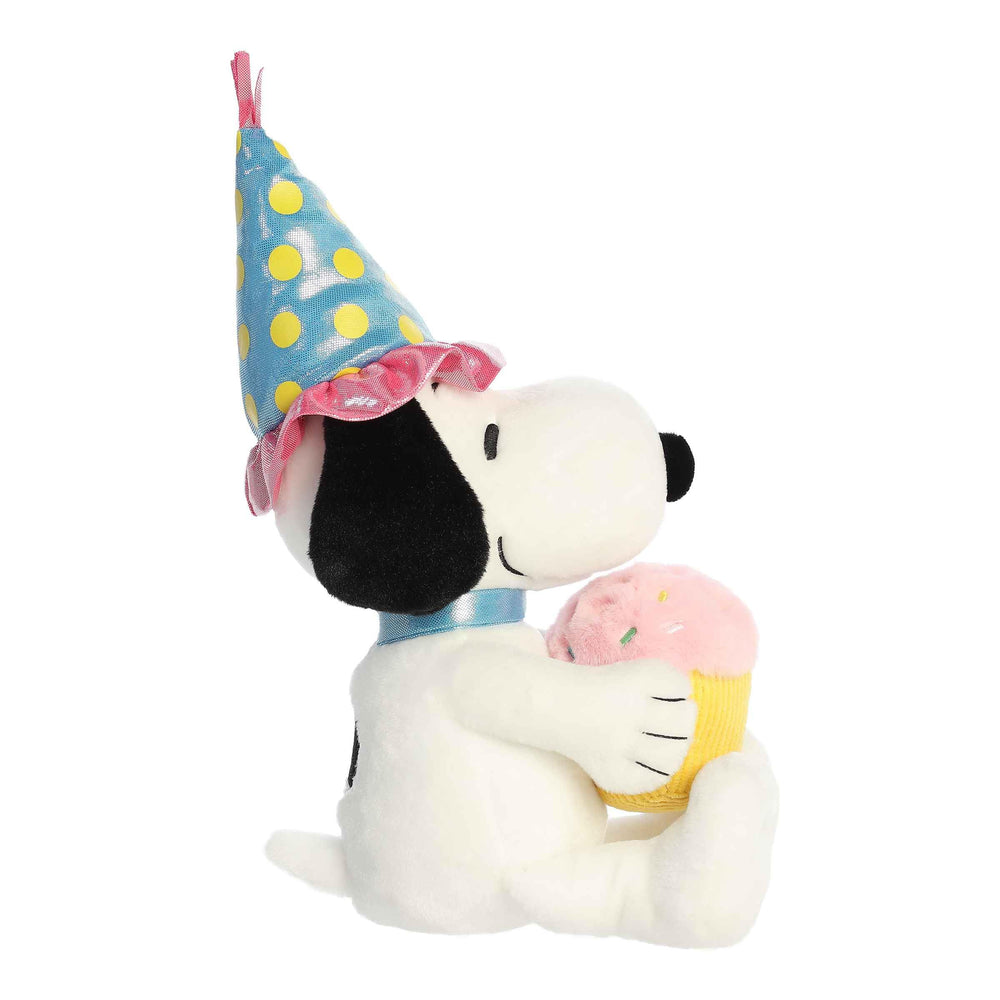 Aurora Snoopy 16-inch plush laid flat for nostalgic display