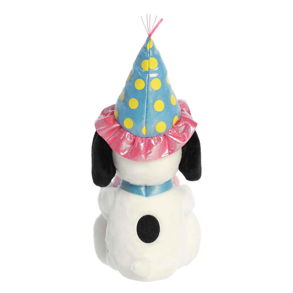 Aurora Snoopy plush in gift-ready packaging for holidays