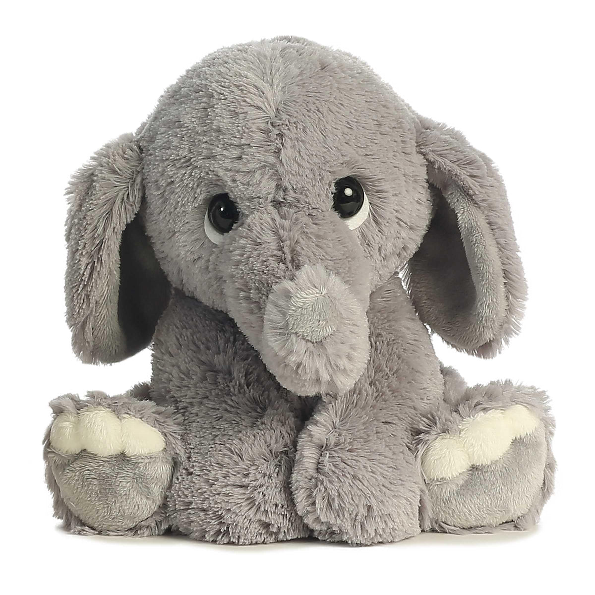 Aurora Playful Lil Benny Phant plush in gray, soft cuddly toy for imaginative play.