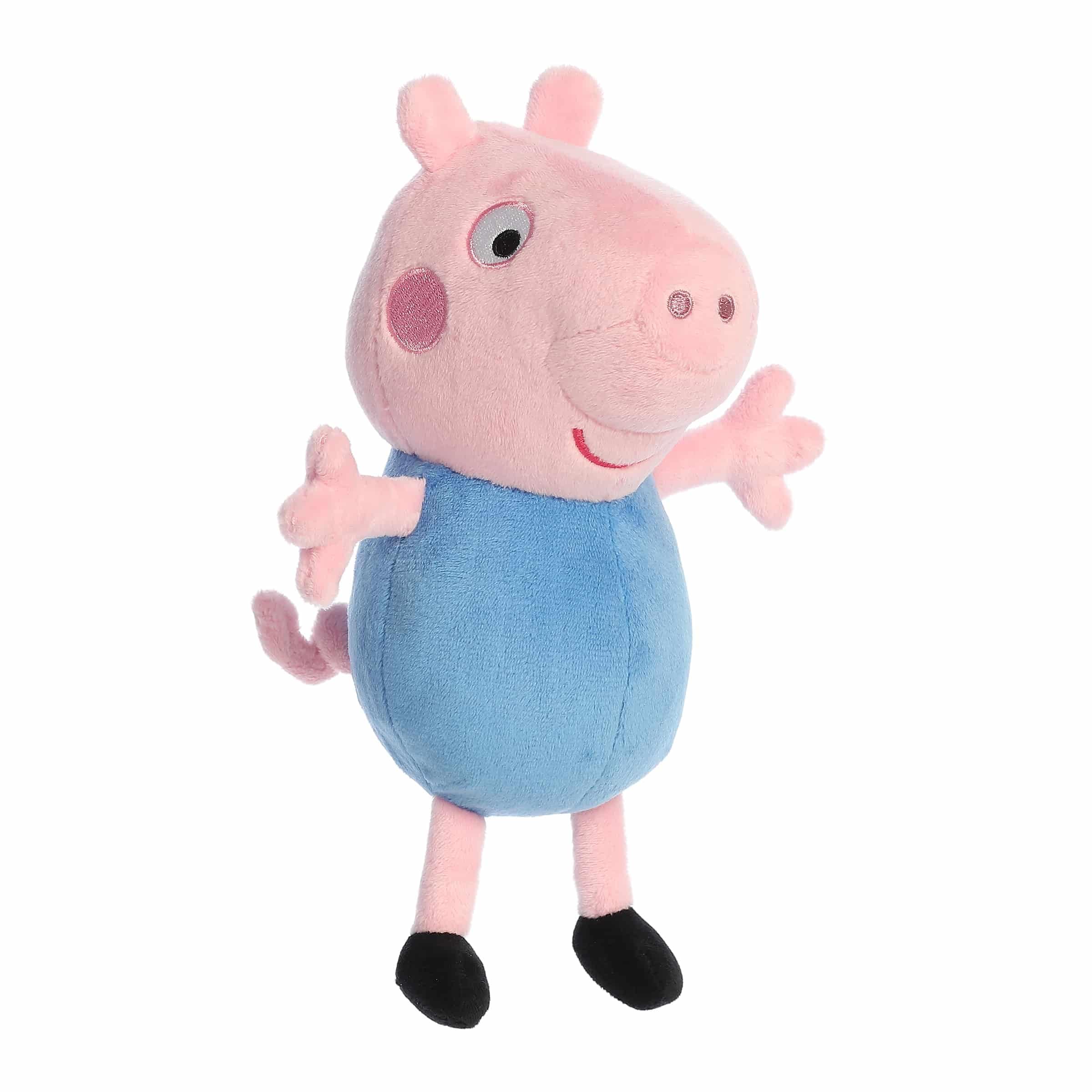 Aurora George Pig plush toy, loved by fans and collectors.