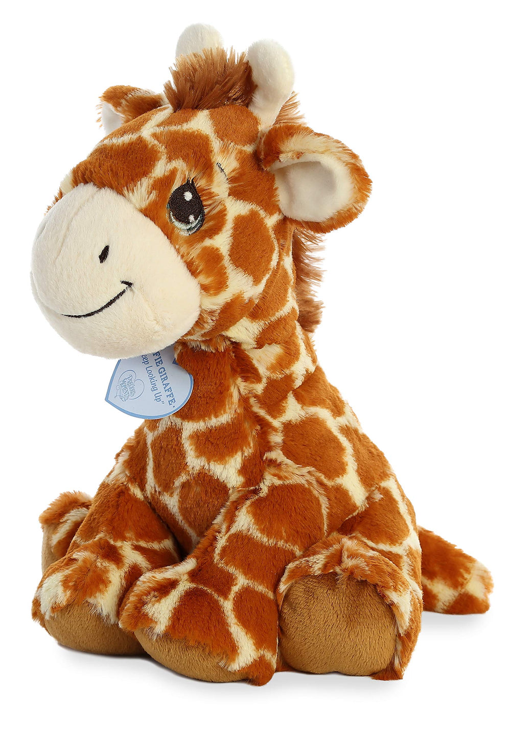 Aurora Raffie Giraffe plush showing soft fur texture for cozy hugs during storytime.