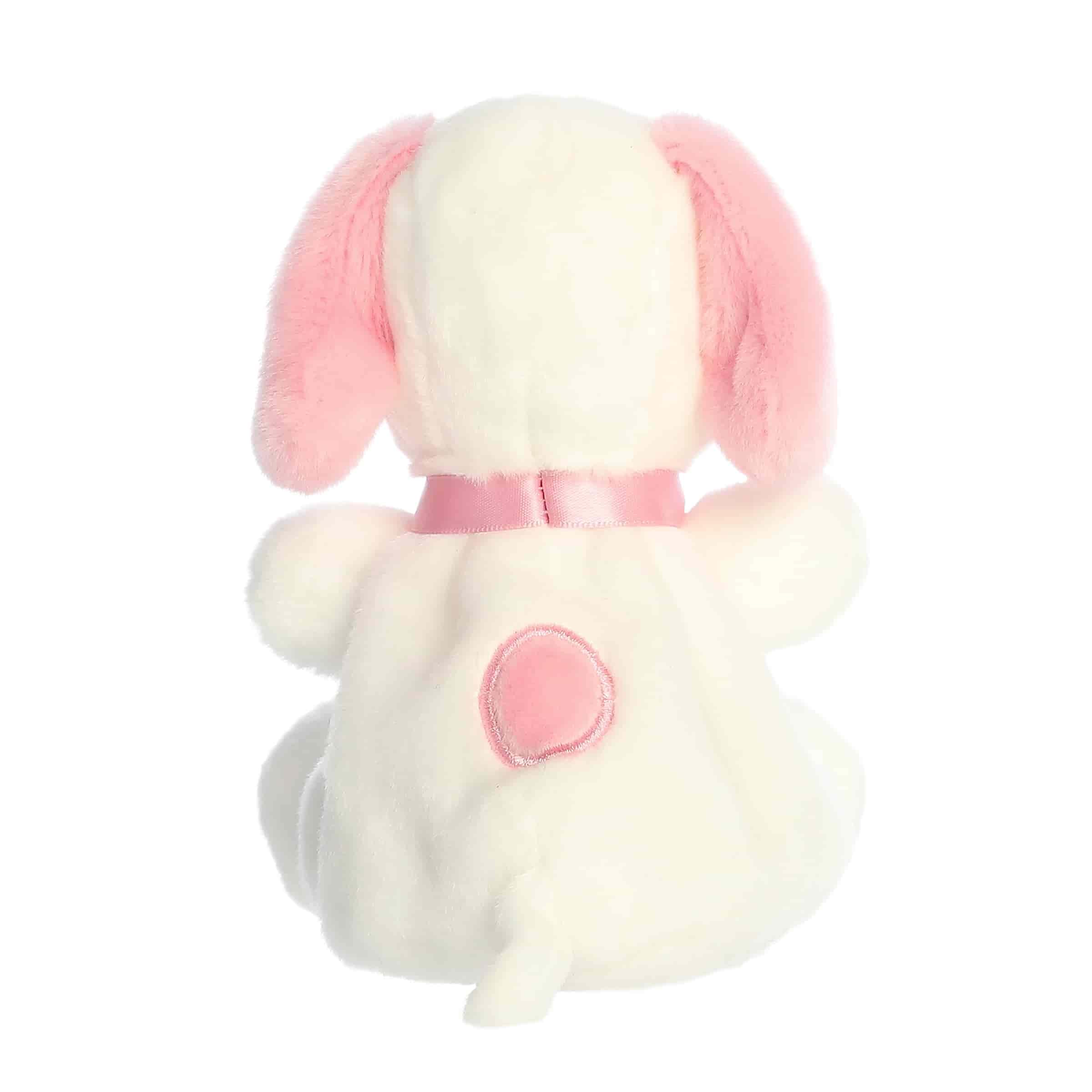 Aurora Snoopy Palm Pals pink and white plush for everyday comfort.