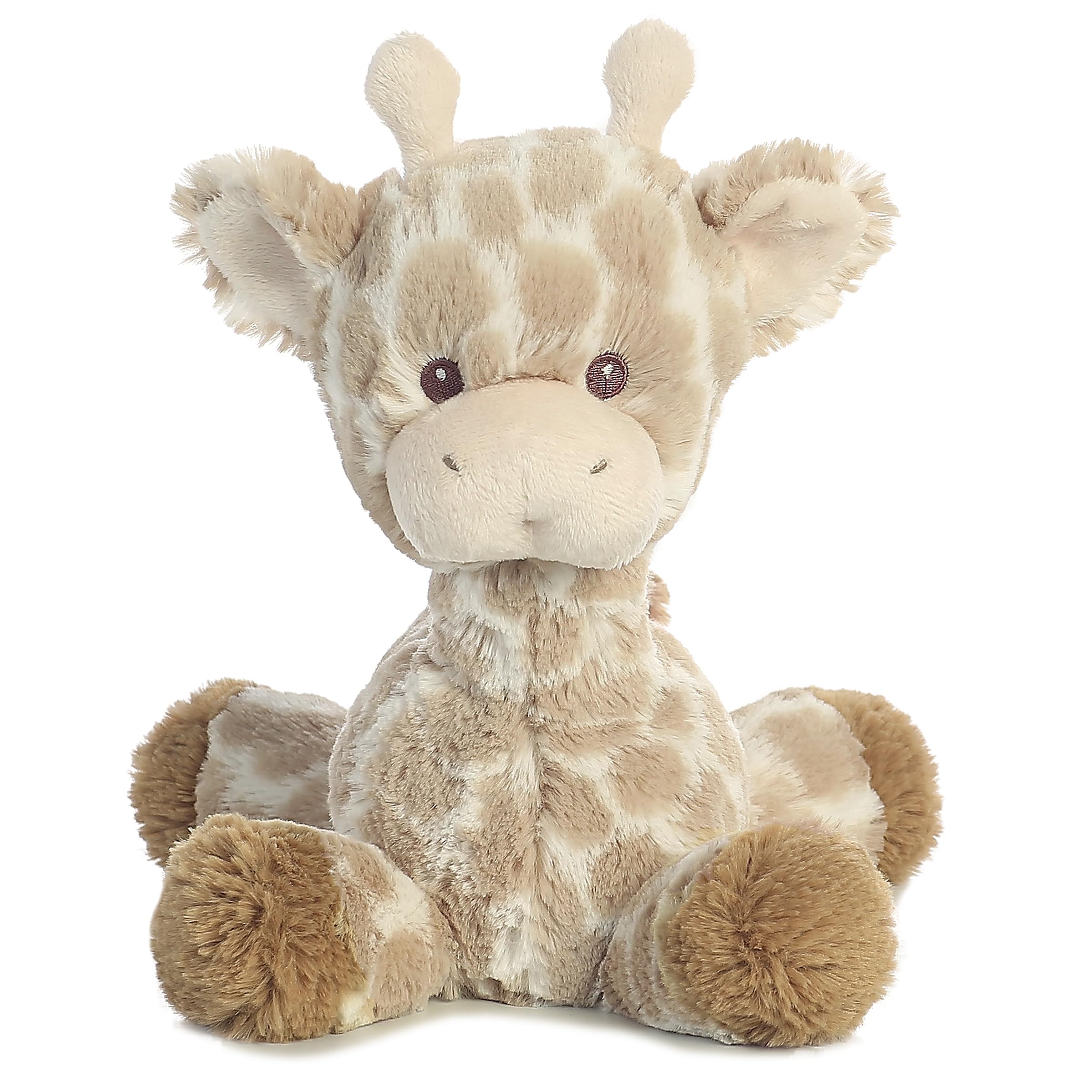 Aurora Snuggly Loppy Giraffe plush in ultra-soft fabric for cozy hugs.