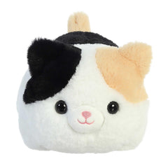 Aurora Callie Cat Spudster plush with round body for comforting cuddles.