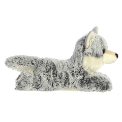 Aurora Winter Wolf tail fluff adds realistic charm during play.