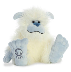 Aurora mysterious fantasy Yeti plush designed for safe play with bean pellets for stability.