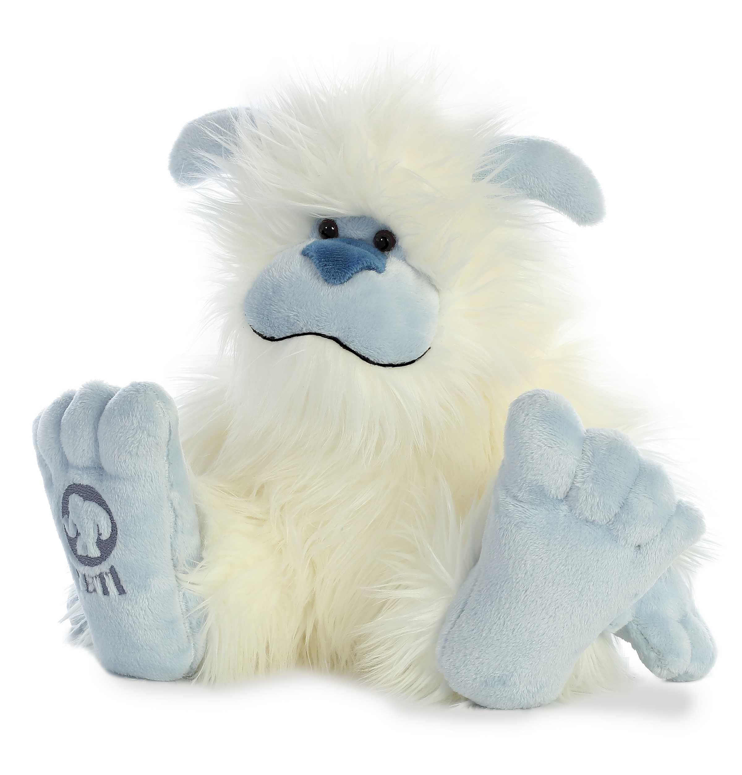 Aurora Yeti stuffed animal, 10-inch size great for display on shelves and toy collections.