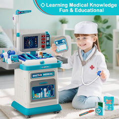 AuroTops simulated stethoscope enhances realistic doctor play and listening skills.