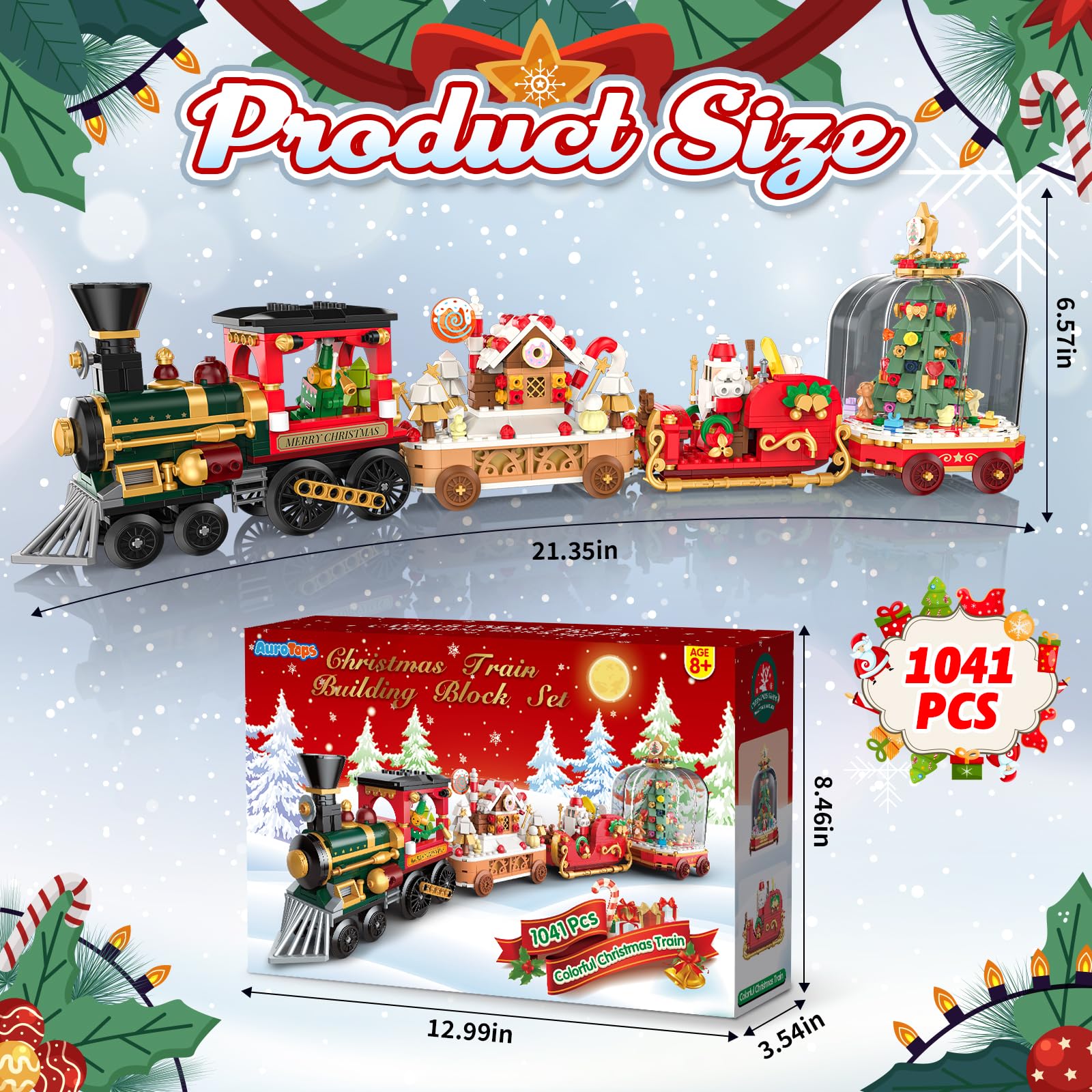 AuroTops gingerbread house piece, festive centerpiece for holiday display.