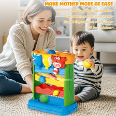 AuroTops Montessori-inspired toy supports developing motor skills.