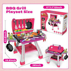 AuroTops pink kitchen playset is gift-ready for birthdays or holidays