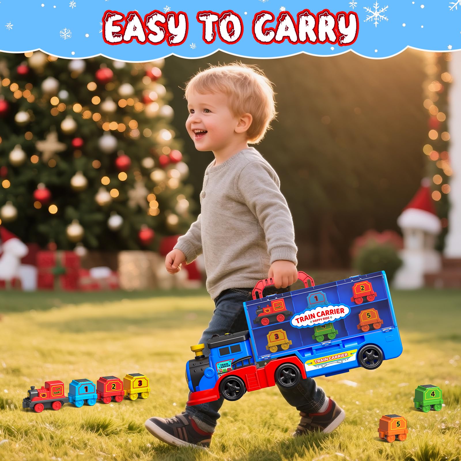 AuroTops portable handle makes indoor and outdoor play easy.