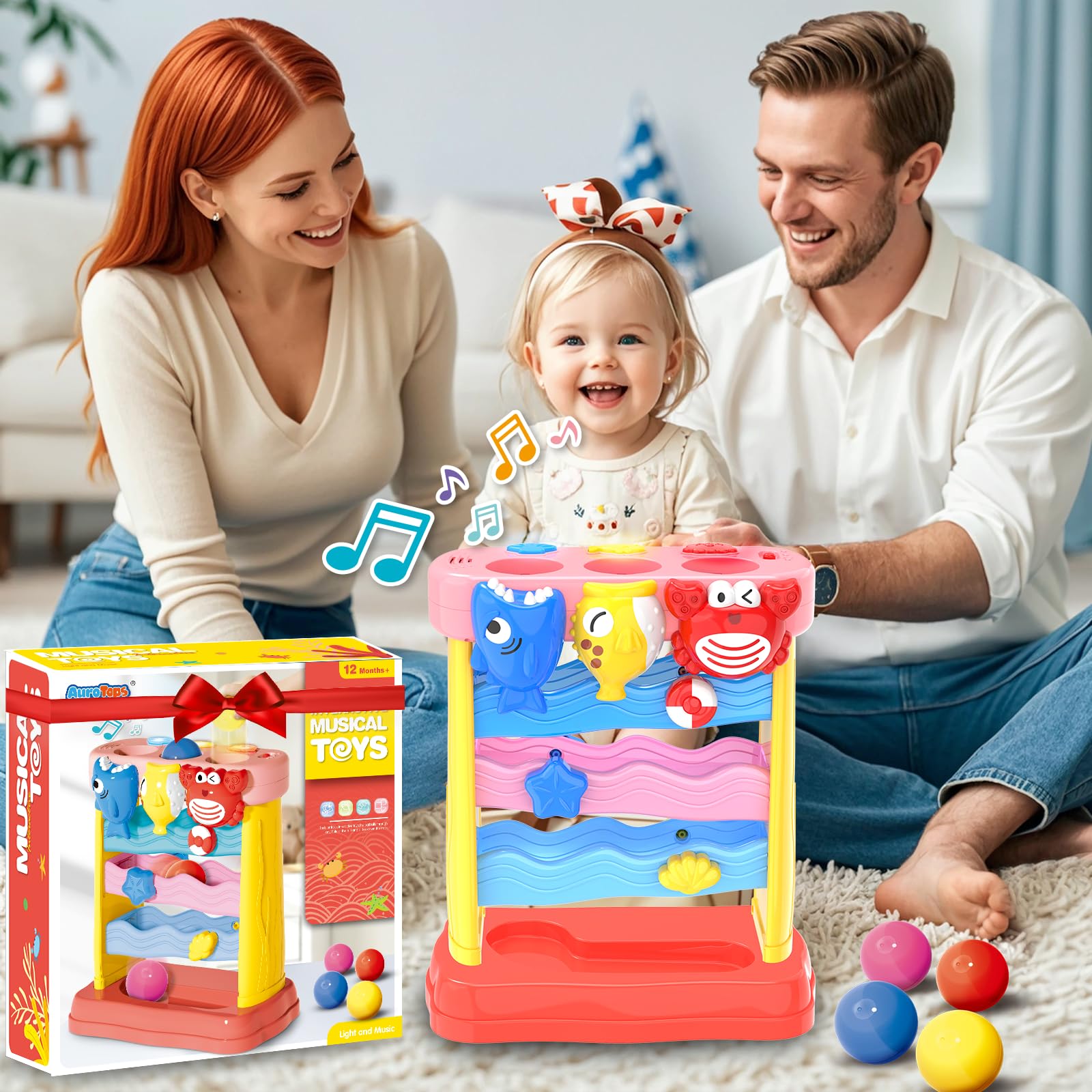 AuroTops Pound A Ball gift packaging highlighting premium presentation