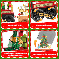 AuroTops Santa sleigh component adds magical decor to any room.