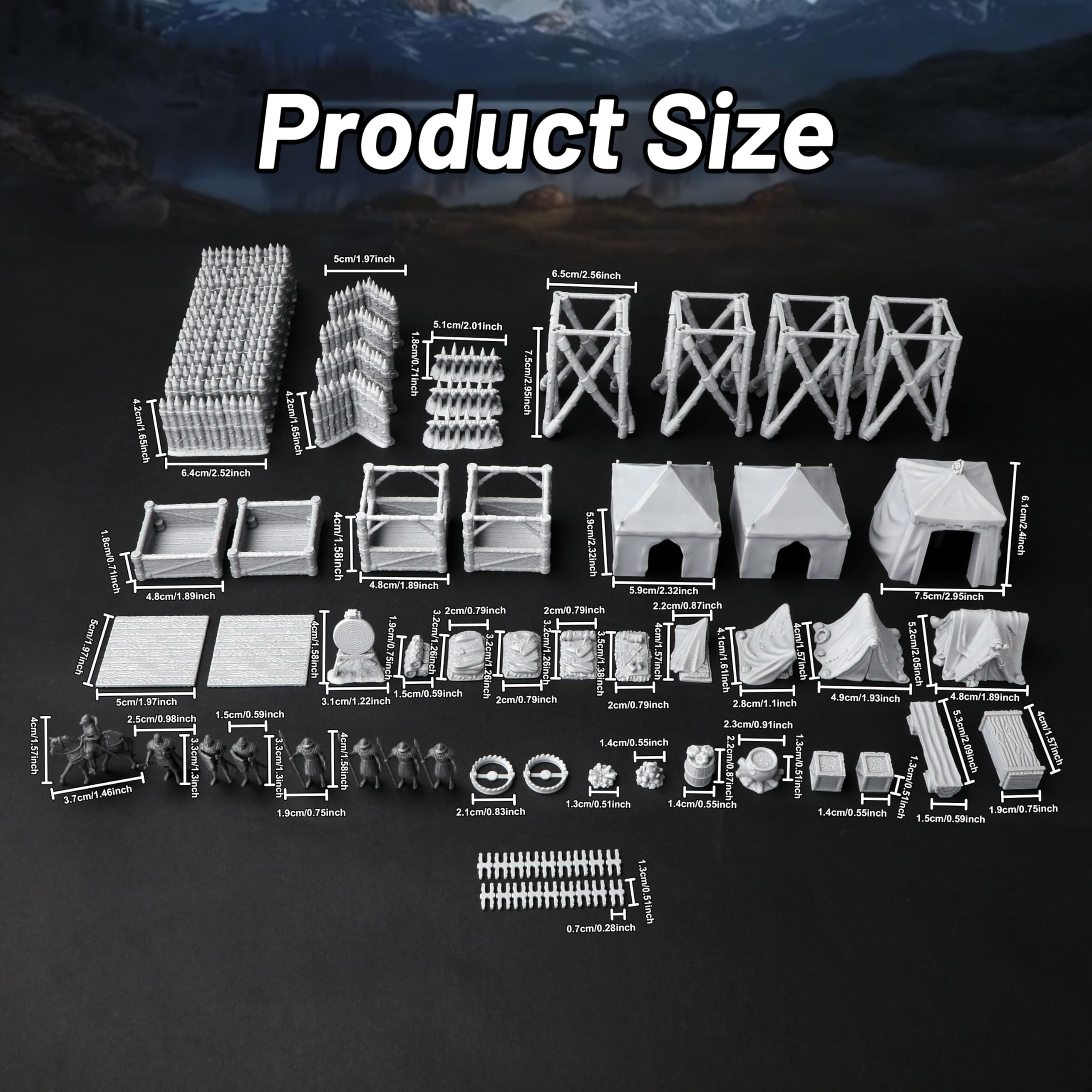 AUSPDICE AF676 map setup pieces simplify building dynamic terrains.