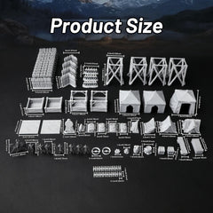 AUSPDICE AF676 map setup pieces simplify building dynamic terrains.