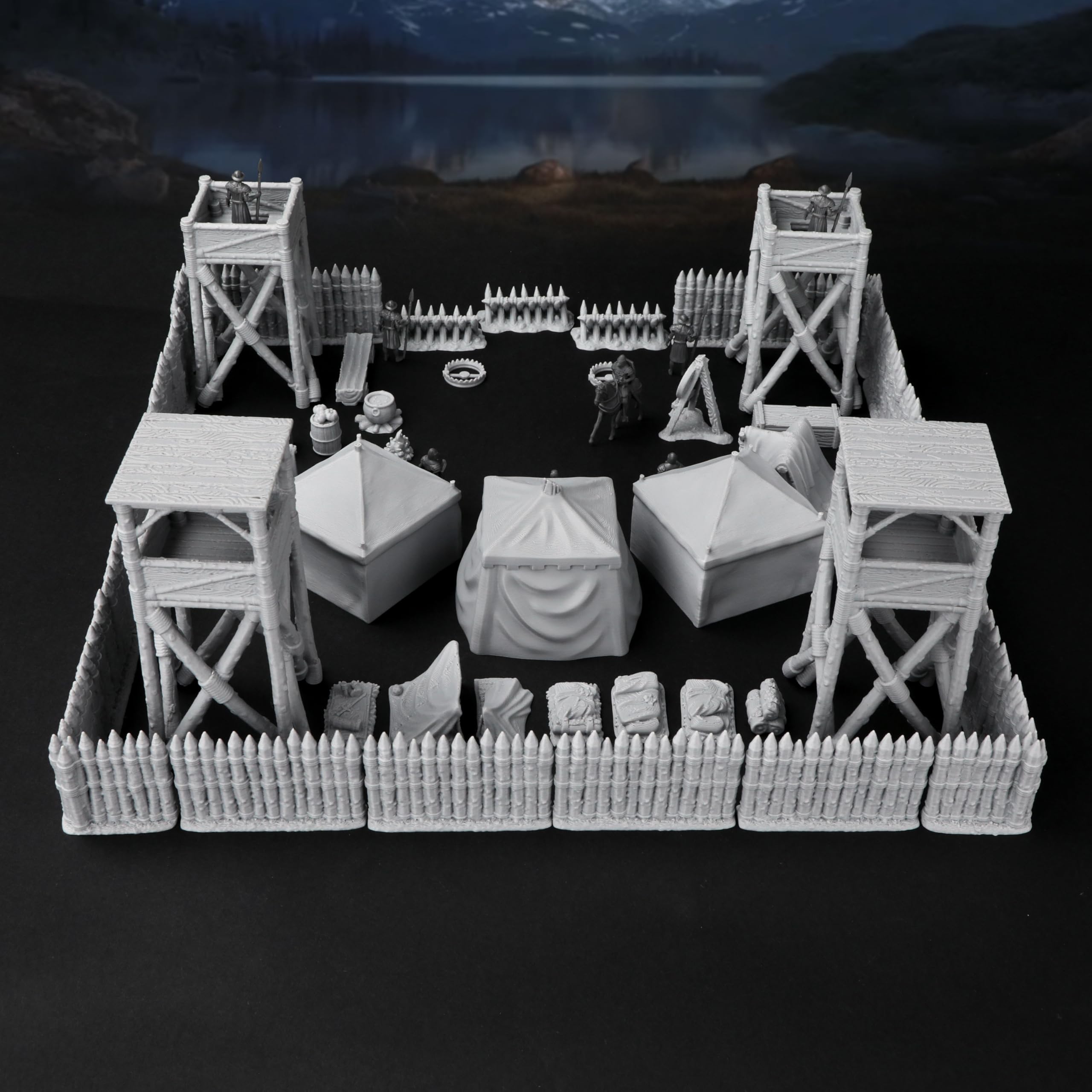 AUSPDICE AF676 props add narrative depth to camp setups.