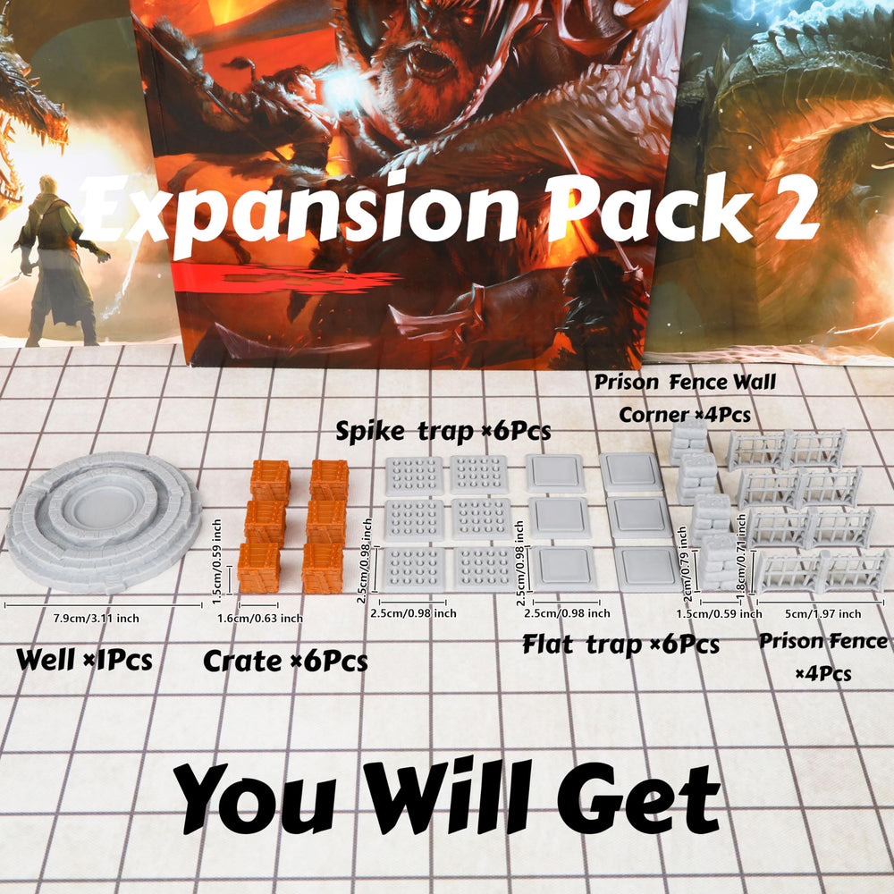 AUSPDICE dungeon walls 40pcs cask pile adds scavenged loot ambiance to battles