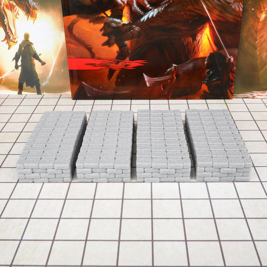 AUSPDICE Dungeon Walls 40pcs set enhances immersive dungeon battles on tabletops.