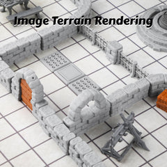 AUSPDICE Tabletop Dungeon Tiles help build cohesive scenes quickly.