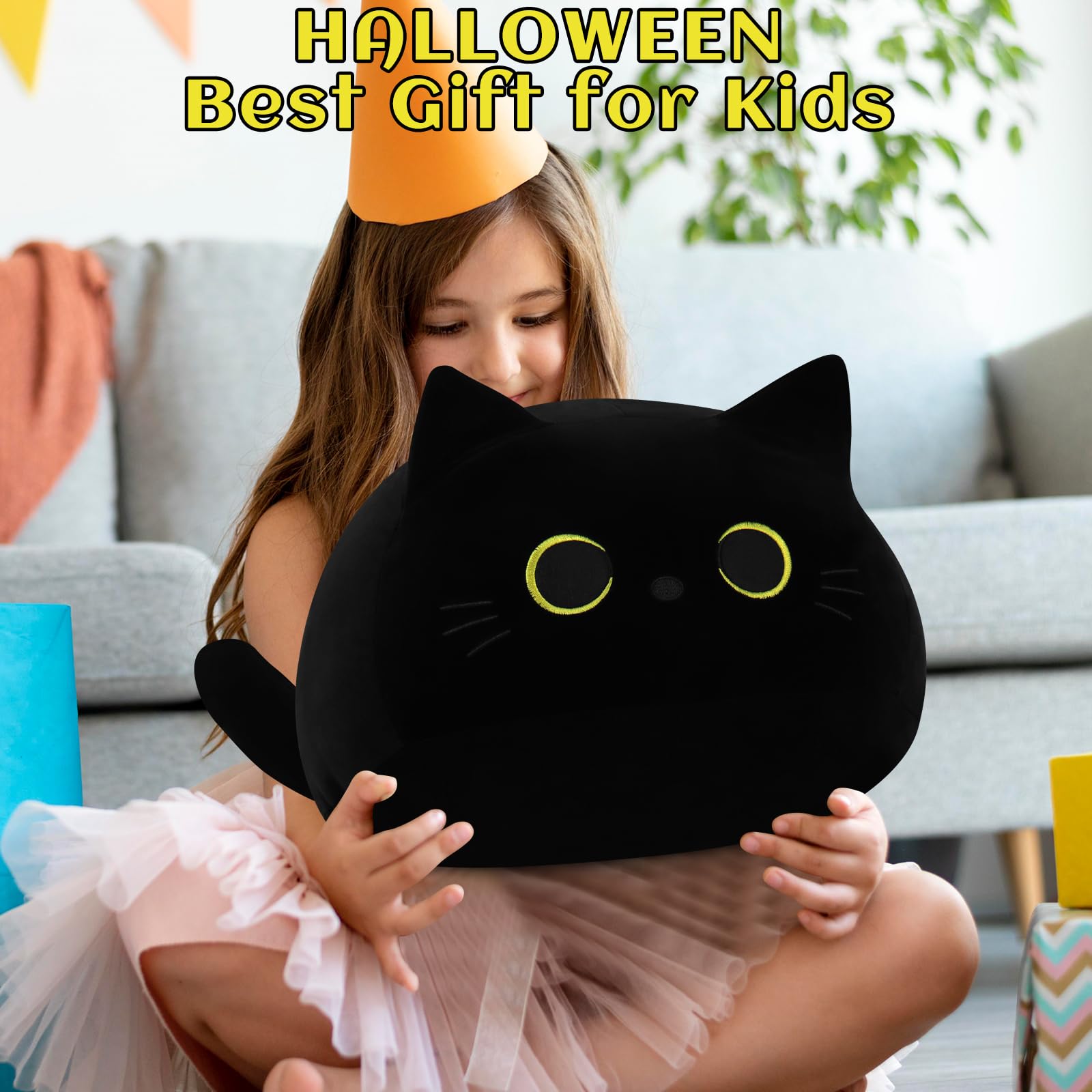 Auspicious Beginning Halloween decor plush adds cute spooky vibe