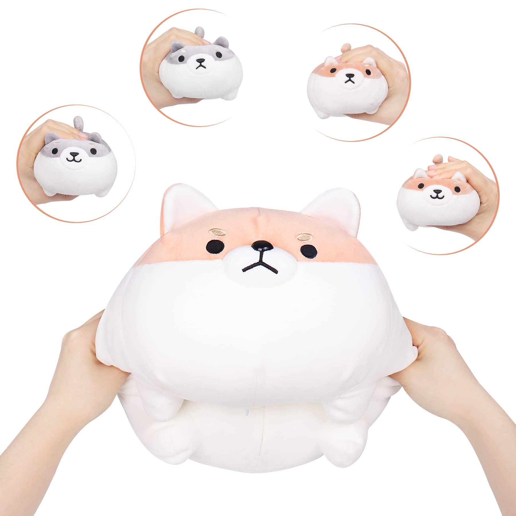 Auspicious Beginning brown puppies plush for warm, comforting playmates.
