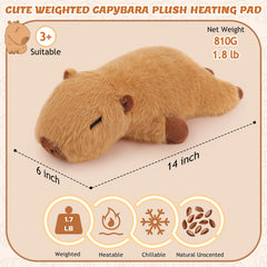 Auspicious Beginning Capybara heating pad flat design for versatile targeting