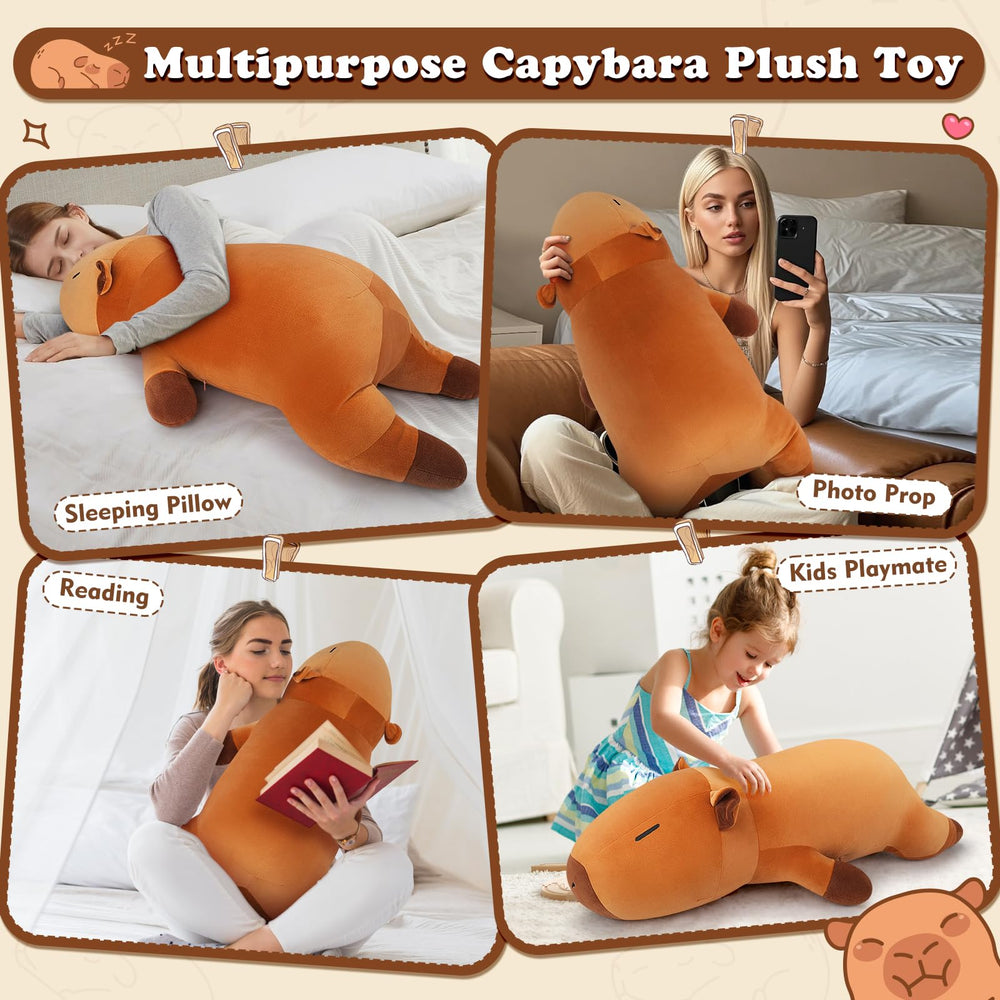 Auspicious Beginning Capybara plush gift-ready, ideal for gifting
