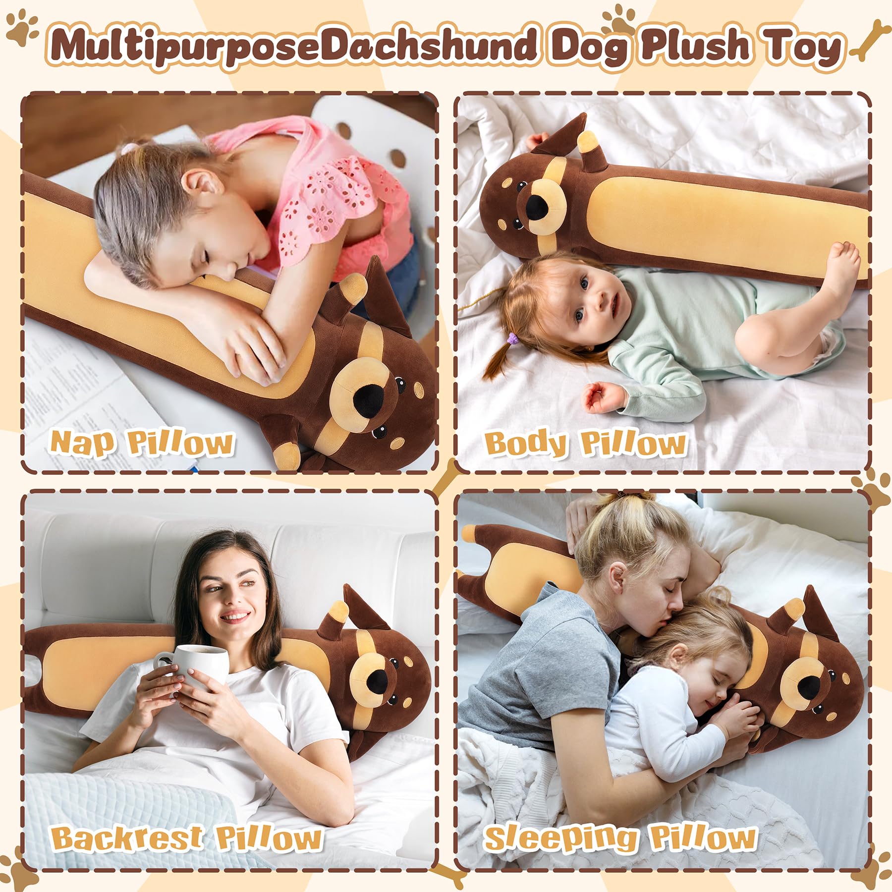 Auspicious Beginning dachshund plush gift packaging ready for gifting occasions.