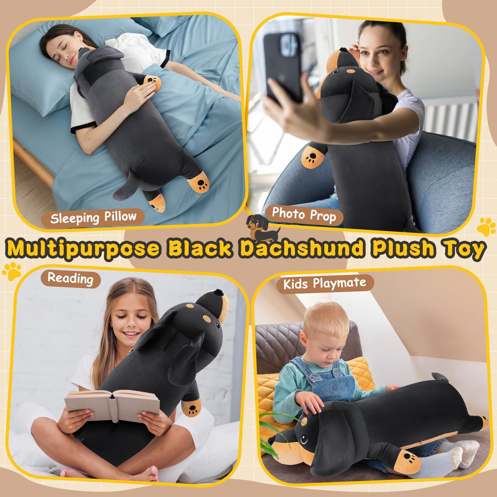 Auspicious Beginning dachshund plush vacuum packed packaging ready to fluff
