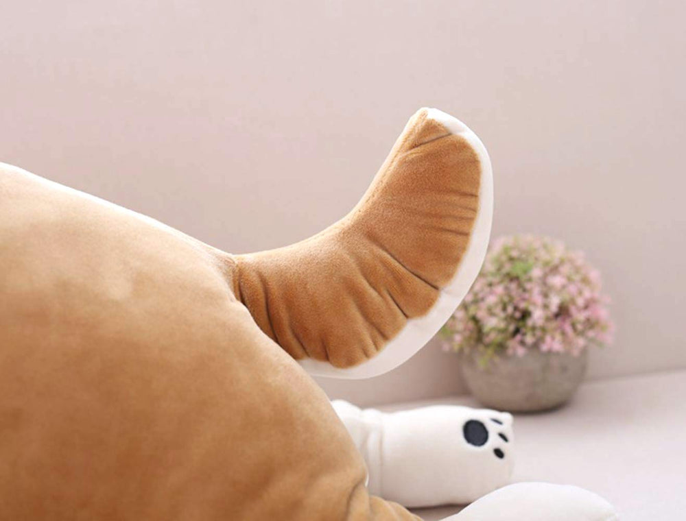 Auspicious Beginning premium plush fabric and soft filling on Shiba Inu plush