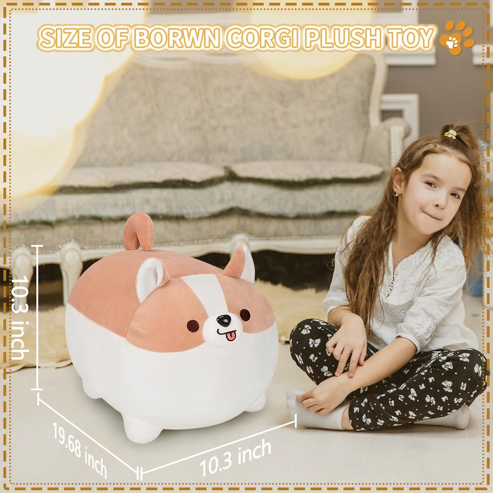 Auspicious Beginning soft Shiba Inu pillow for soothing support and gentle snuggles