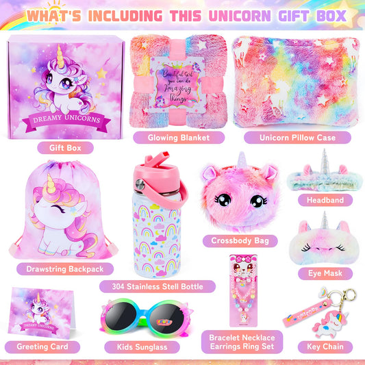 Auspicious Beginning unicorn headband—fluffy accessory adds sparkle to kid-friendly outfits