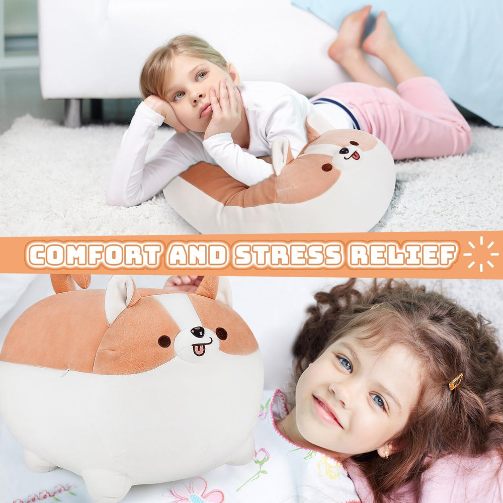 Auspicious Beginning vacuum-packed plush; unfolds to fluffy comfort after opening