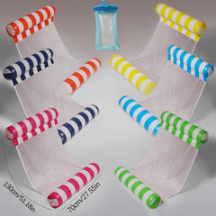 Auspicious Rain 8-pack lounge-chair float offering full body comfort while afloat.