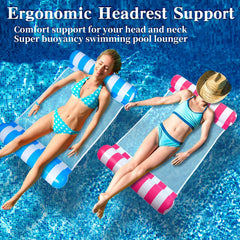 Auspicious Rain 51.2-by-27.6-inch float stays roomy for single or duo use.