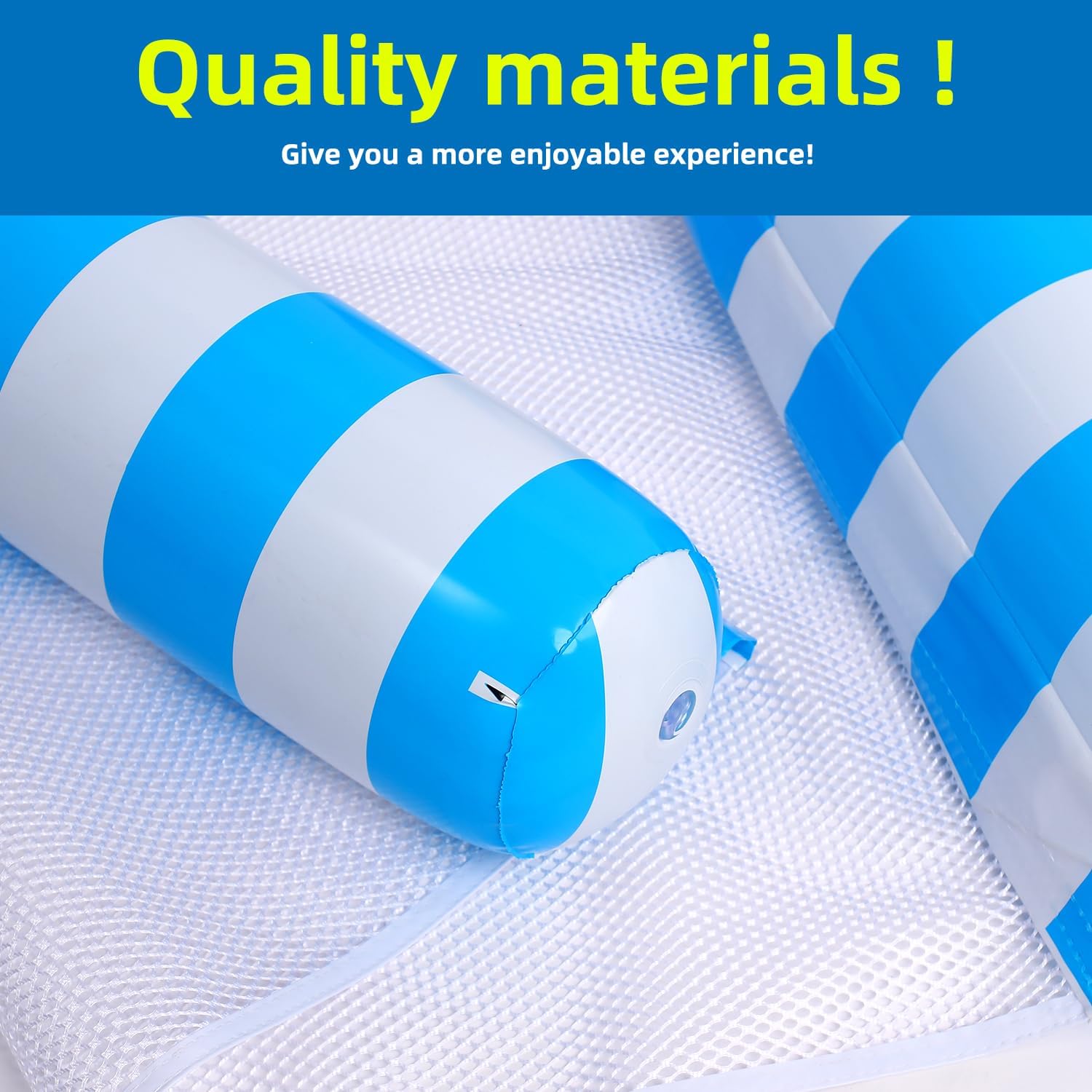 Auspicious Rain reinforced seams boost durability for extended seasons of poolside fun.