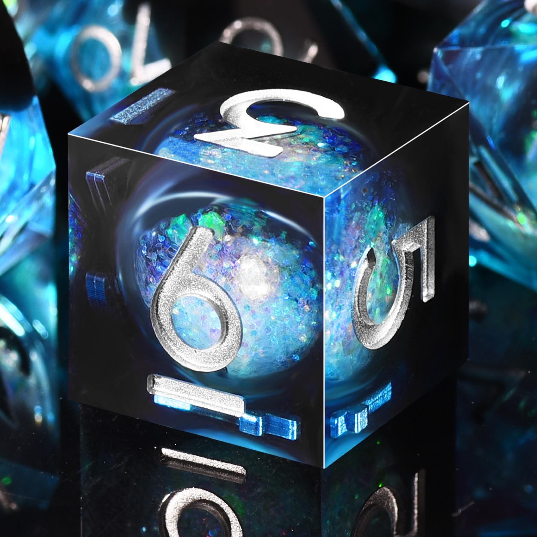 AUSTOR sharp-edge resin dice with mirror finish for precise, premium rolling