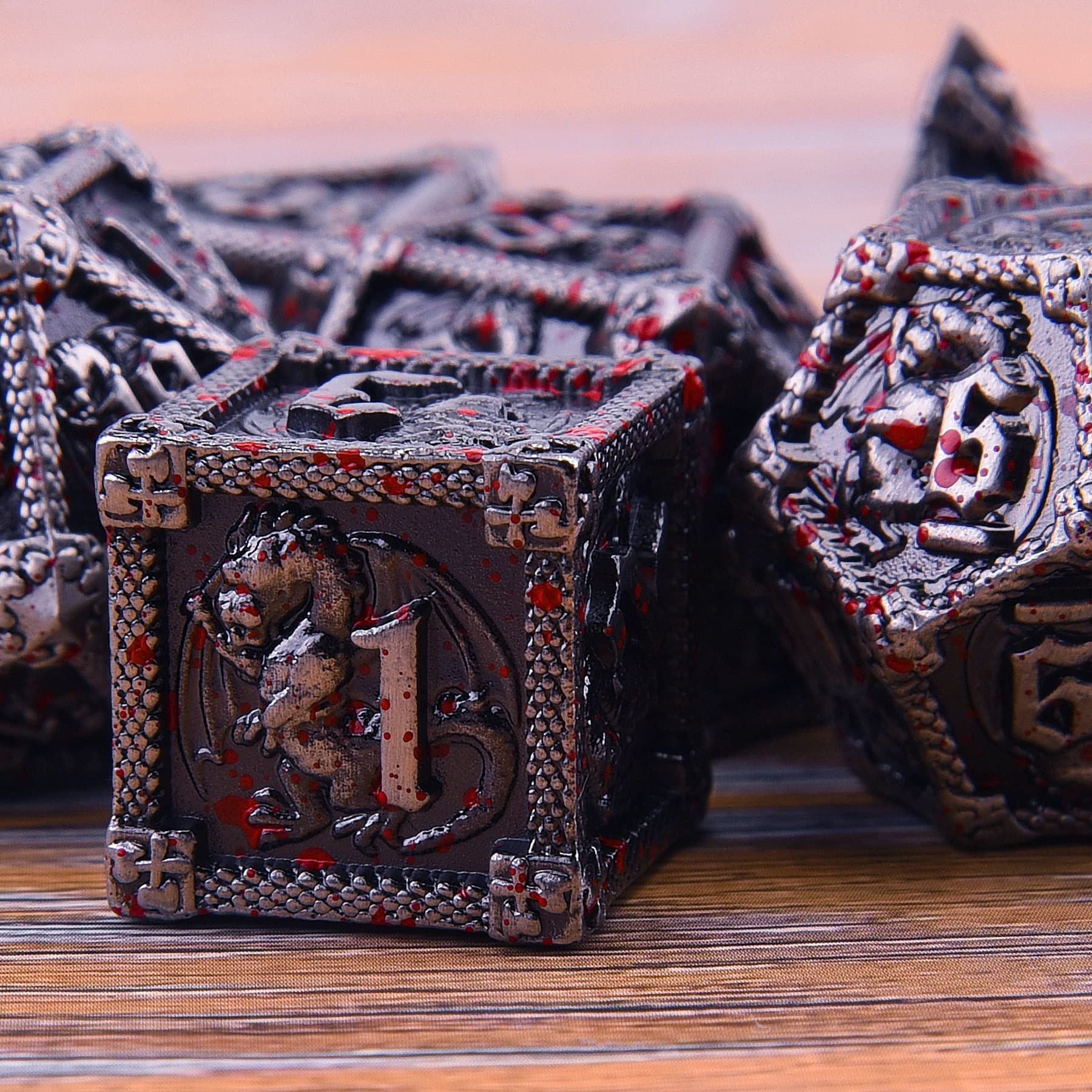 AUSTOR portable dice set ideal for on-the-go RPG sessions.
