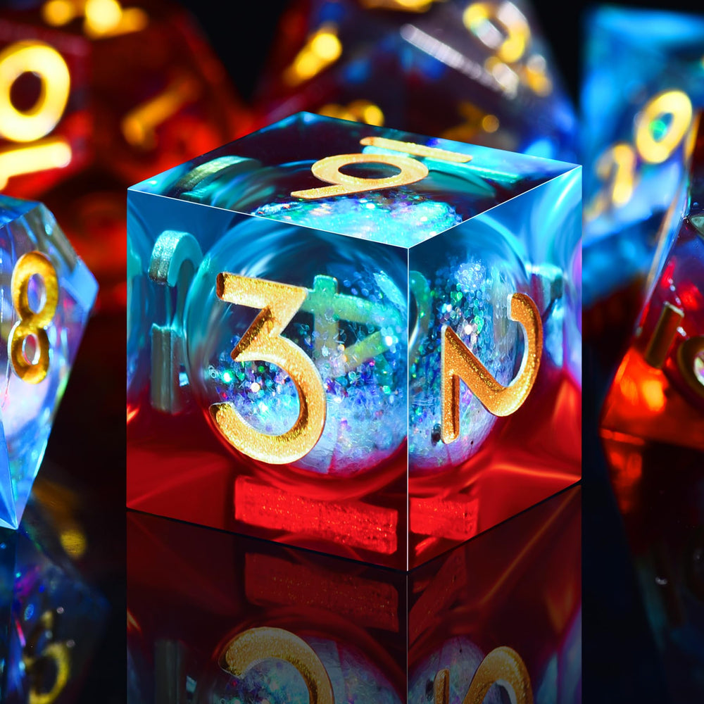 AUSTOR sharp-edge resin dice with premium polish