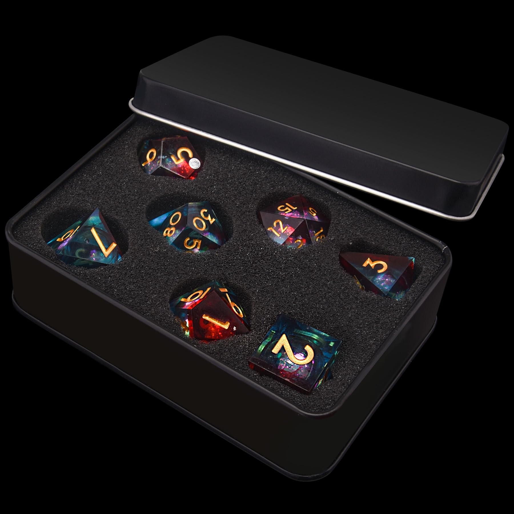AUSTOR storage box keeps dice organized and protected